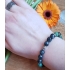 Valentijnscadeau: Liefdes armband Dark Turquoise